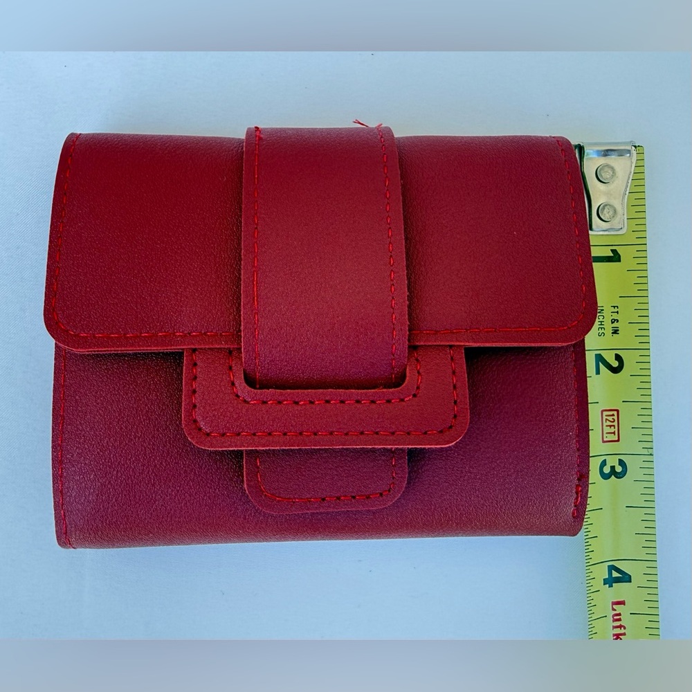 ✨ Stylish Red Women’s Wallet – Compact & Convenient! ❤️ - Unbranded - Picture 7 of 8